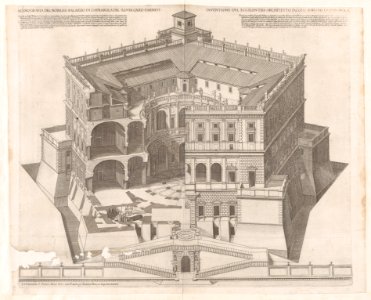 Speculum Romanae Magnificentiae- Farnese Palace MET DP870757