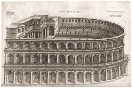 Speculum Romanae Magnificentiae- Theater of Marcellus MET DP870458