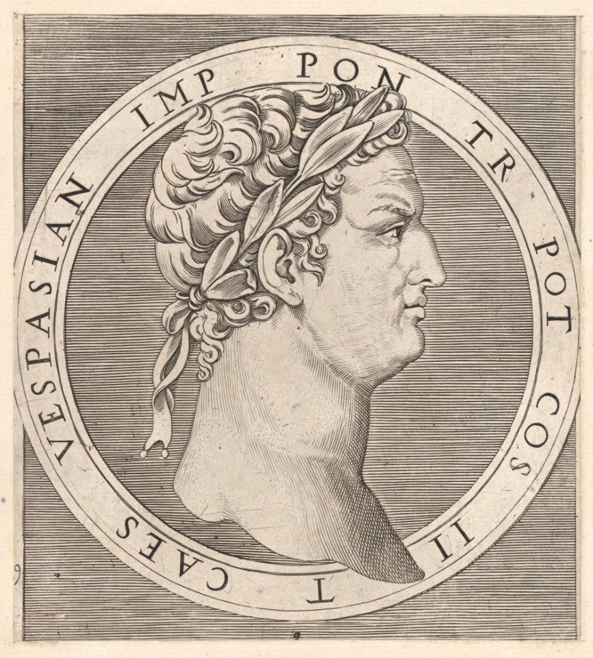 Speculum Romanae Magnificentiae- Vespasian, from The Twelve Caesars MET DP870065