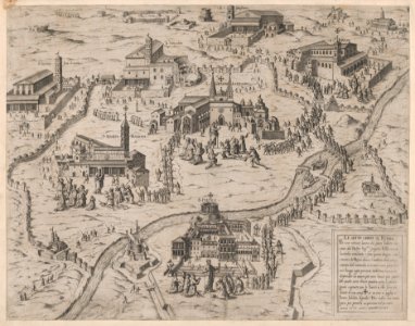 Speculum Romanae Magnificentiae- The Seven Churches of Rome (Le Sette Chiese di Roma) MET DP870385