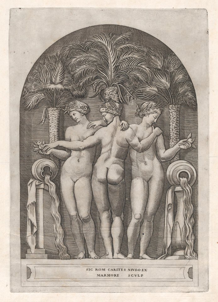 Speculum Romanae Magnificentiae- The Three Graces MET DP870226