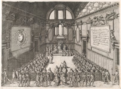 Speculum Romanae Magnificentiae- Vatican Reception of the Duke of Tuscany MET DP870776