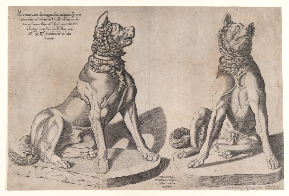 Speculum Romanae Magnificentiae- Two Dogs MET DP870296