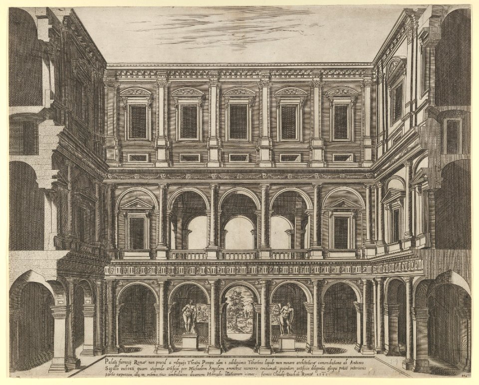 Speculum Romanae Magnificentiae- Farnese Palace Interior MET DP836028