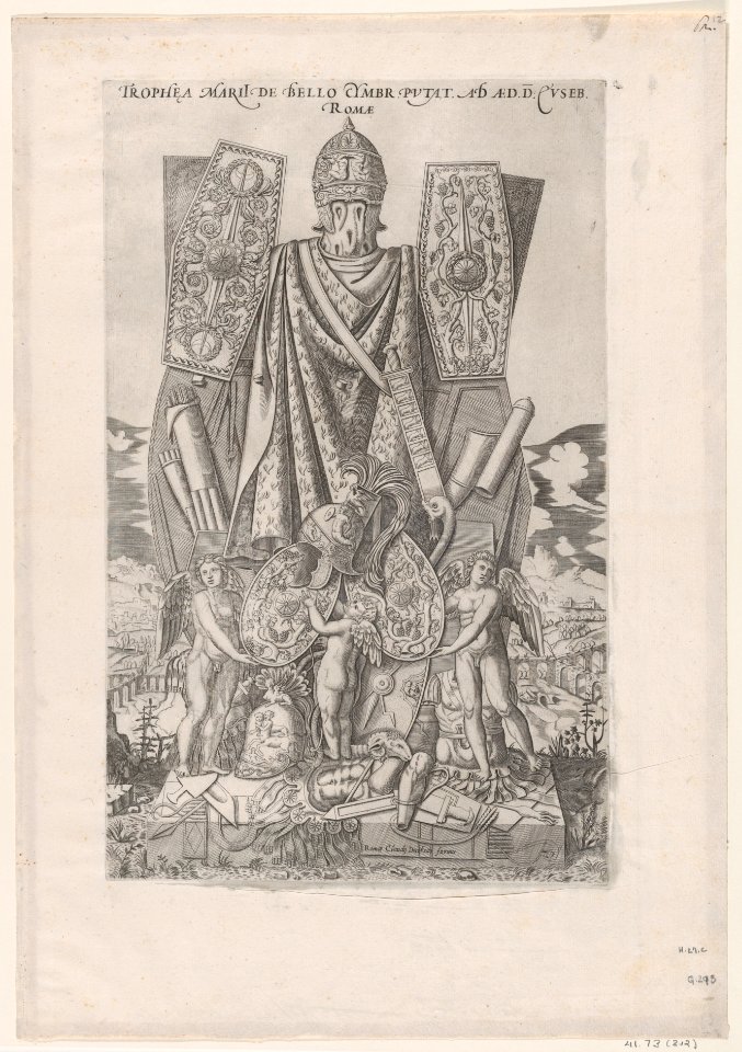 Speculum Romanae Magnificentiae- Trophies of Marius MET DP870354
