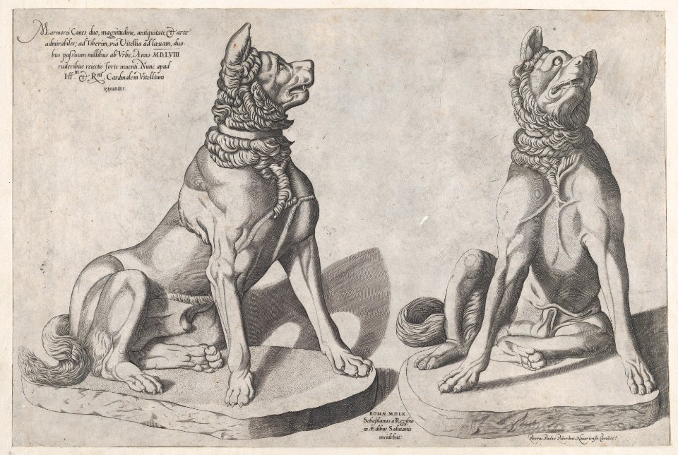 Speculum Romanae Magnificentiae- Two Dogs MET DP870562