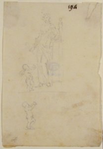 Standing Female Figure with Cupid; Figure of Cupid MET 63.712.50