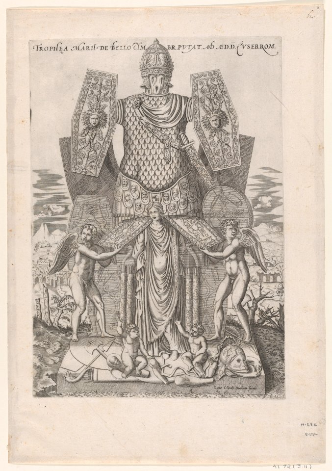Speculum Romanae Magnificentiae- Trophies of Marius MET DP870355