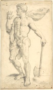 Standing Male Nude Figure MET DP800515
