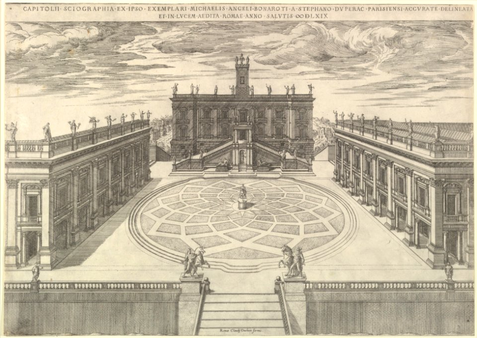 Speculum Romanae Magnificentiae- View of the Roman Capitol MET DP826752