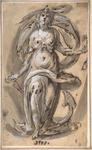 Standing Female Figure with an Anchor ("Spes") MET DP802903