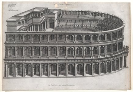 Speculum Romanae Magnificentiae- Theater of Marcellus MET DP870459