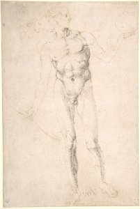 Standing Male Nude Holding a Bow ("Poynter Apollo") MET DP802952