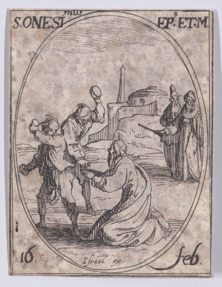 St. Onesimus, Bishop and Martyr Met DP890842