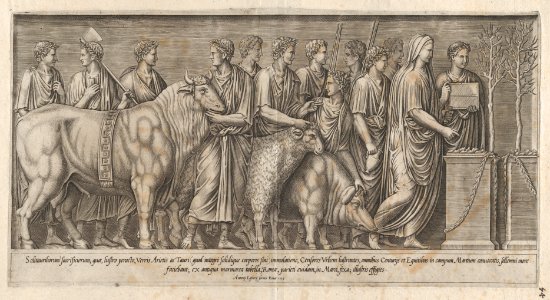 Speculum Romanae Magnificentiae- Sacrifice on the Campus Martius MET DP870315