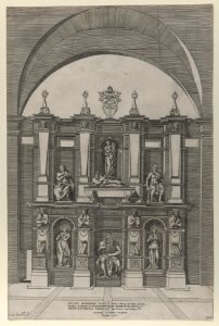 Speculum Romanae Magnificentiae- Sepulchre of Julius II MET DP870335