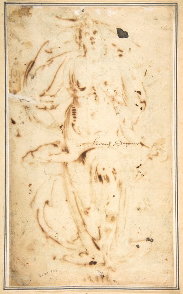 Standing Female Figure with an Anchor ("Spes") MET DP818733