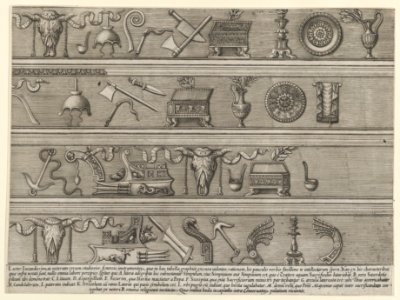 Speculum Romanae Magnificentiae- Sacrificial Instruments Based on Ancient Relief Sculpture MET DP870330
