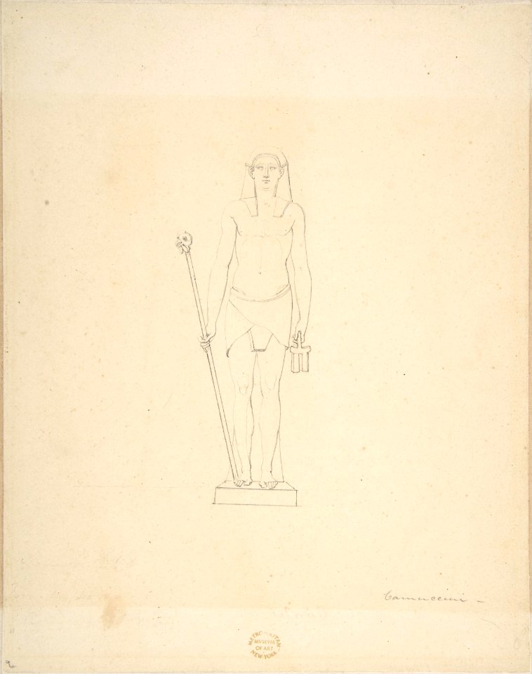 Standing Egyptian Figure MET DP808054
