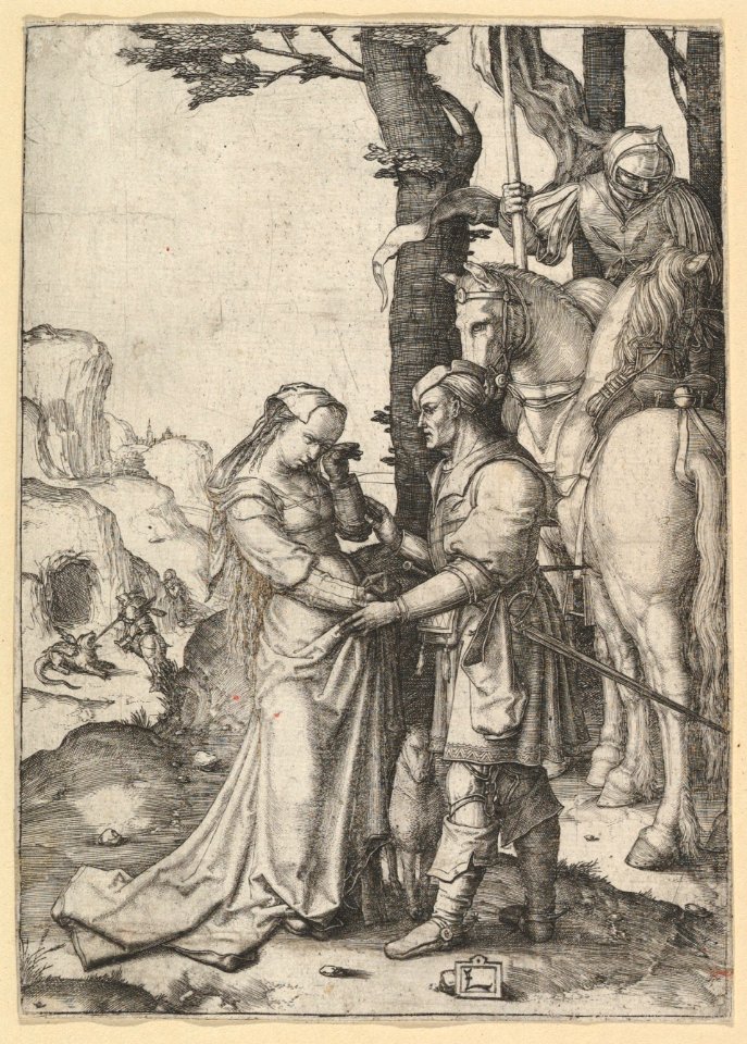 St. George Liberating the Princess MET DP819000