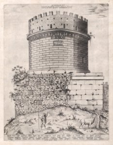 Speculum Romanae Magnificentiae- Sepulchre of Metella MET DP870298