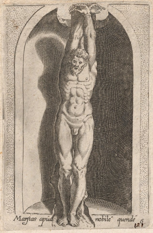 Speculum Romanae Magnificentiae- Marsias (Marsias apud nobile quende) MET DP870319