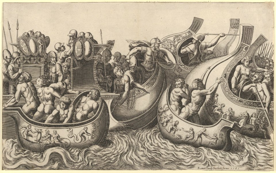 Speculum Romanae Magnificentiae- Naval Battle MET DP837615