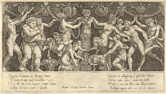 Speculum Romanae Magnificentiae- Sacrifice to Priapus MET DP837628