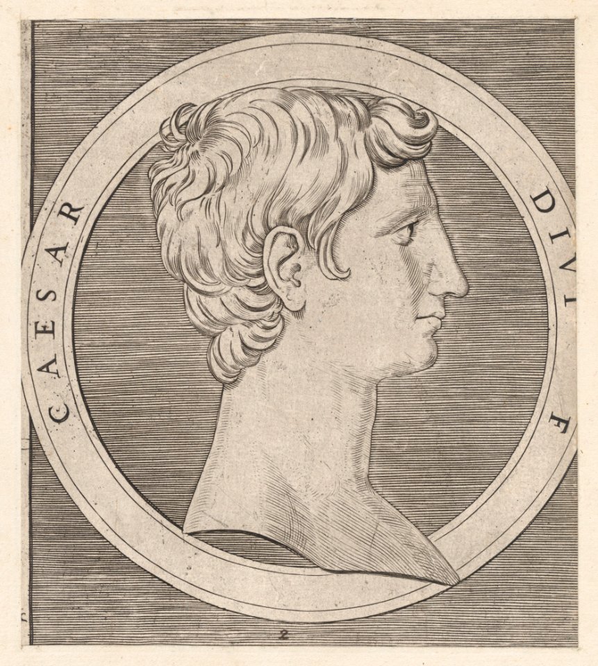 Speculum Romanae Magnificentiae- Octavian (Augustus), from The Twelve Caesars MET DP870058