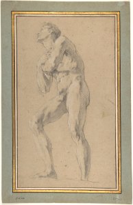 Standing Male Nude Seen from Below MET DP807362