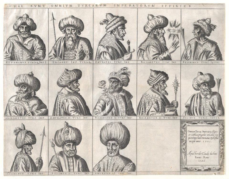 Speculum Romanae Magnificentiae- Portraits of Turkish Sultans MET DP870771
