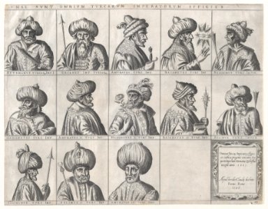 Speculum Romanae Magnificentiae- Portraits of Turkish Sultans MET DP870771