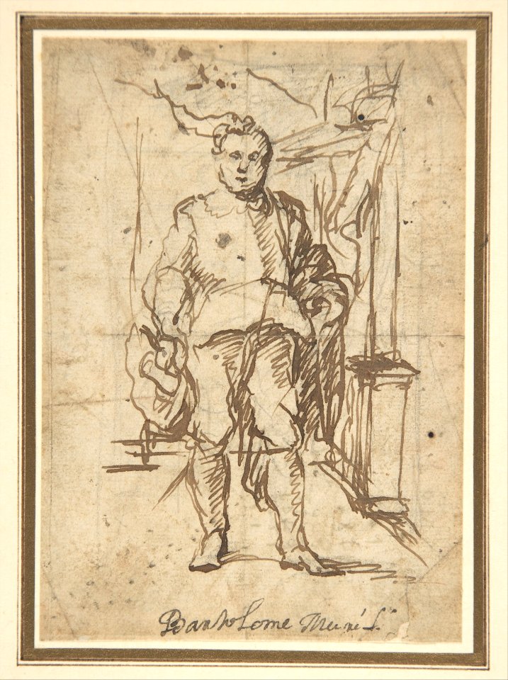 Standing Male Figure- Study for a Portrait MET DP800240