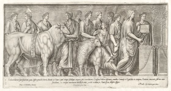 Speculum Romanae Magnificentiae- Sacrifice on the Campus Martius MET DP870307