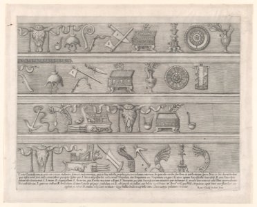 Speculum Romanae Magnificentiae- Sacrificial Instruments Based on Ancient Relief Sculpture MET DP870348