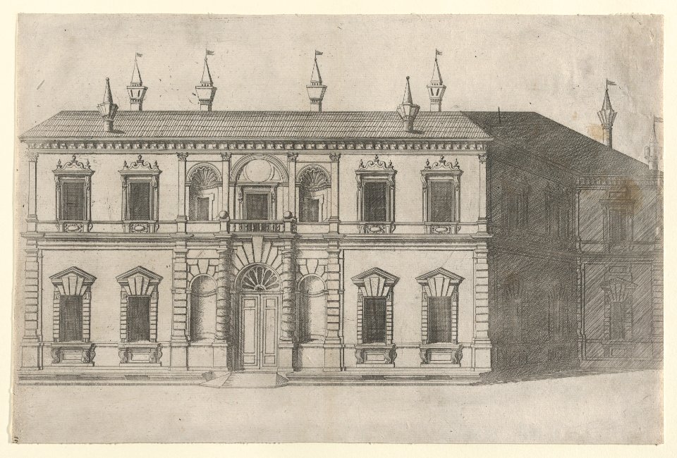 Speculum Romanae Magnificentiae- Villa di Papa Giulio MET DP870329
