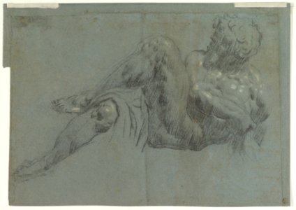 Study after Michelangelo's Giorno (recto and verso) MET DP820596