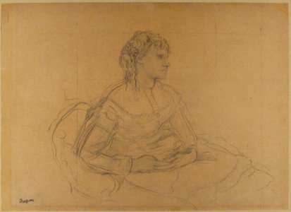 Study for "Mme Théodore Gobillard" (née Yves Morisot) MET 1984.76