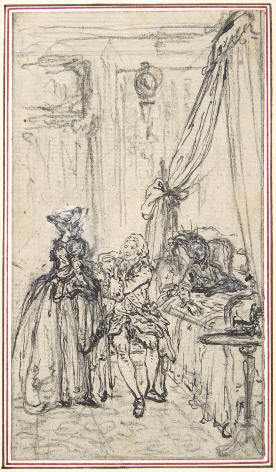 Study for a frontispiece for "Histoire de Miss Jenny" MET DP806567