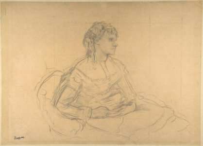 Study for "Mme Théodore Gobillard" (née Yves Morisot) MET DP810344