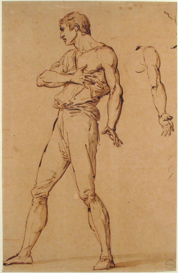 Standing Man with His Right Hand on His Chest MET 1972.118.236