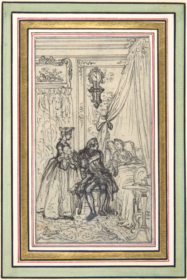 Study for a frontispiece for "Histoire de Miss Jenny" MET DP806547