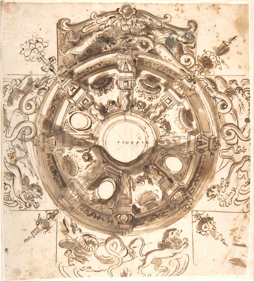 Study for a Ceiling Decoration MET DP802588
