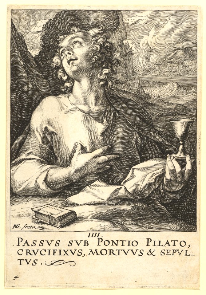 St. John, from Christ, the Apostles and St. Paul with the Creed MET DP821035