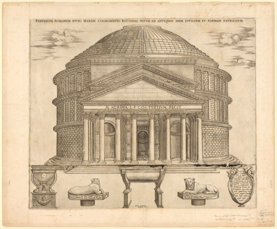 Speculum Romanae Magnificentiae- The Pantheon MET DP306419