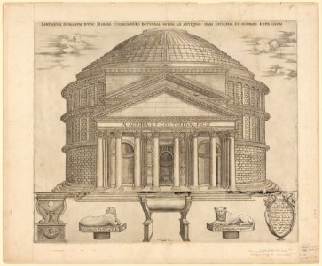 Speculum Romanae Magnificentiae- The Pantheon MET DP306419