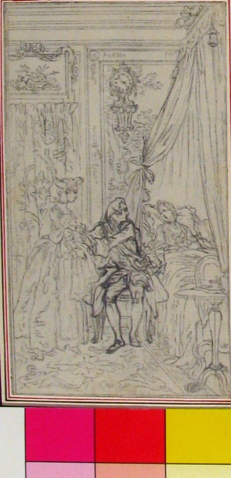 Study for a frontispiece for "Histoire de Miss Jenny" MET 44.54.32