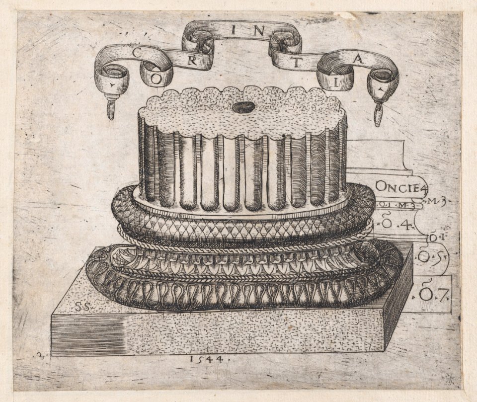 Speculum Romanae Magnificentiae- Corinthian base MET DP870184