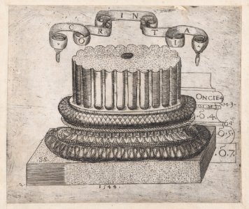 Speculum Romanae Magnificentiae- Corinthian base MET DP870184