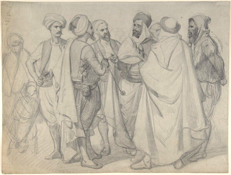 Study for 'Types de races algériennes' MET DP807921